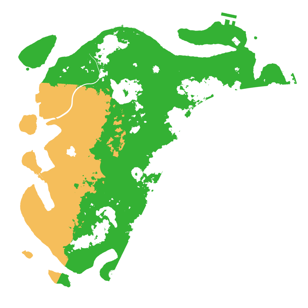 Biome Rust Map: Procedural Map, Size: 4000, Seed: 426652496