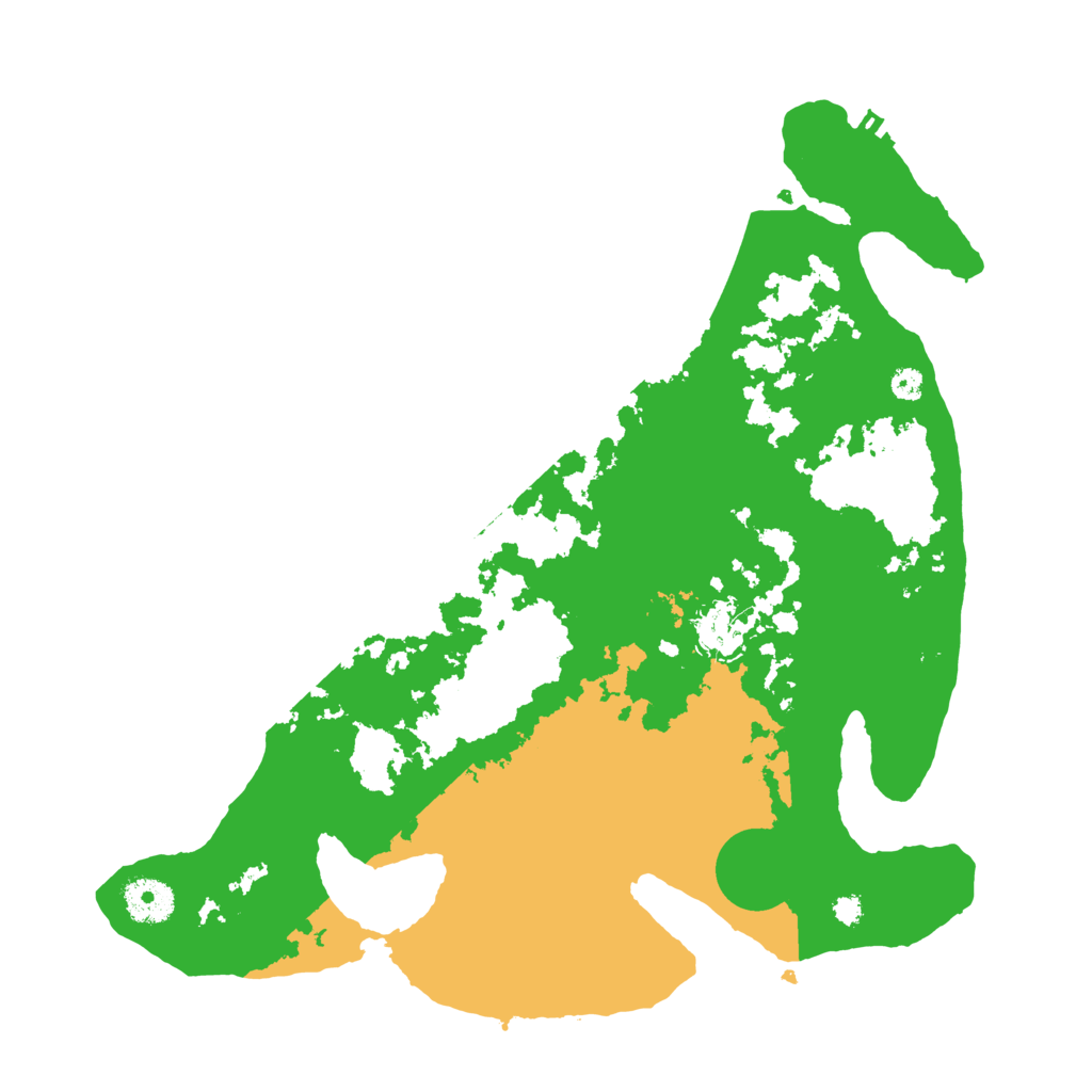 Biome Rust Map: Procedural Map, Size: 3500, Seed: 252060351