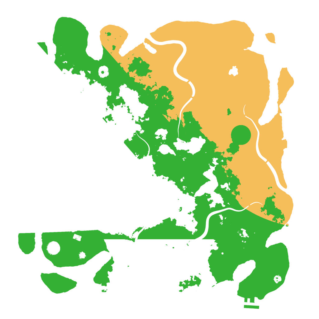Biome Rust Map: Procedural Map, Size: 4250, Seed: 5836