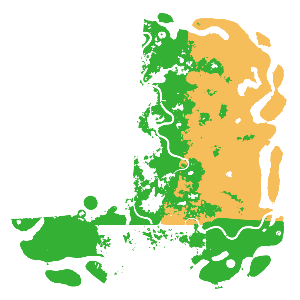 Biome Rust Map: Procedural Map, Size: 6000, Seed: 1873225901