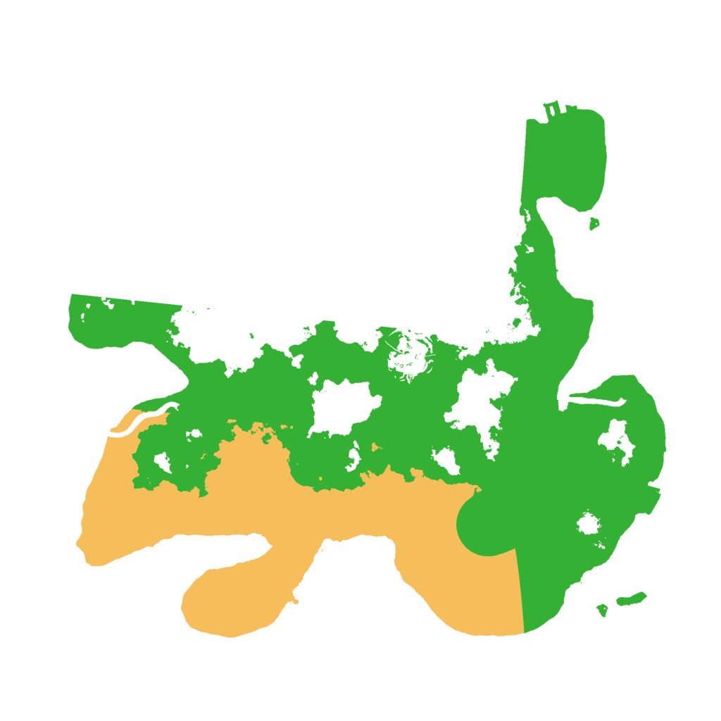 Biome Rust Map: Procedural Map, Size: 3000, Seed: 6851