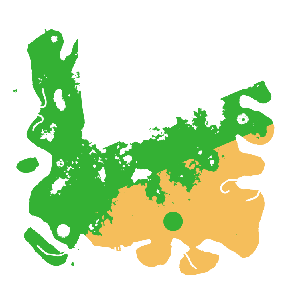 Biome Rust Map: Procedural Map, Size: 4000, Seed: 91021