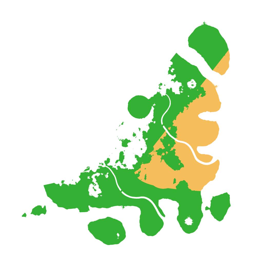 Biome Rust Map: Procedural Map, Size: 3000, Seed: 1921996931