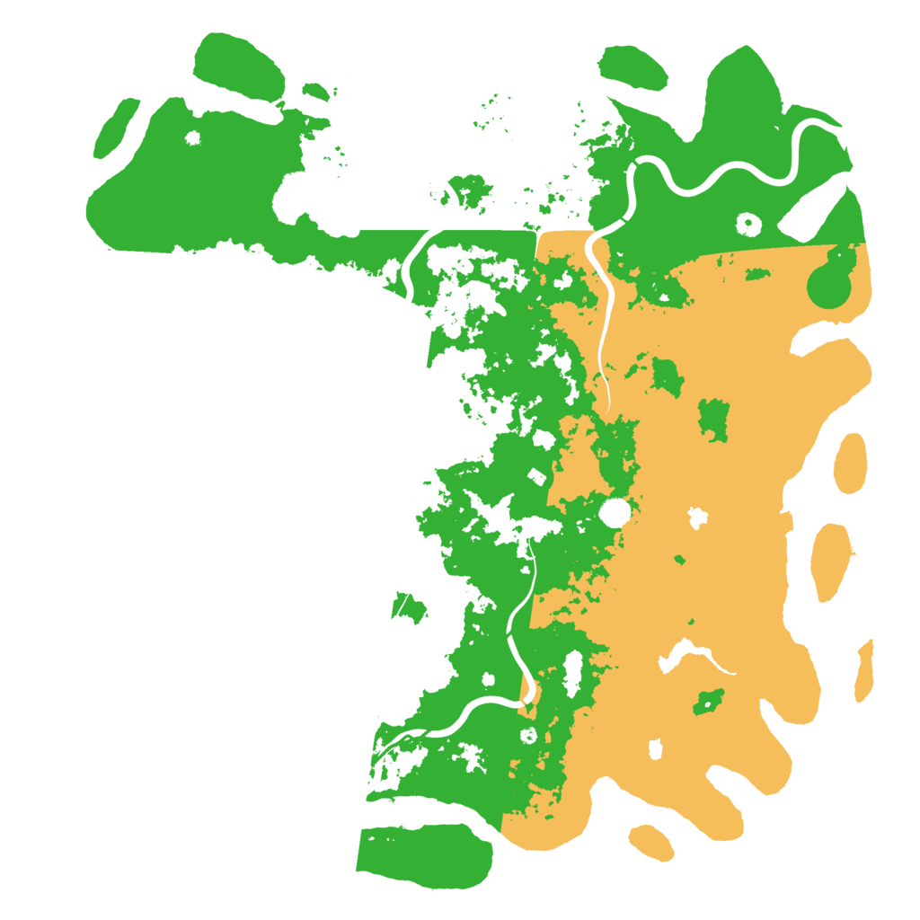 Biome Rust Map: Procedural Map, Size: 5500, Seed: 33367