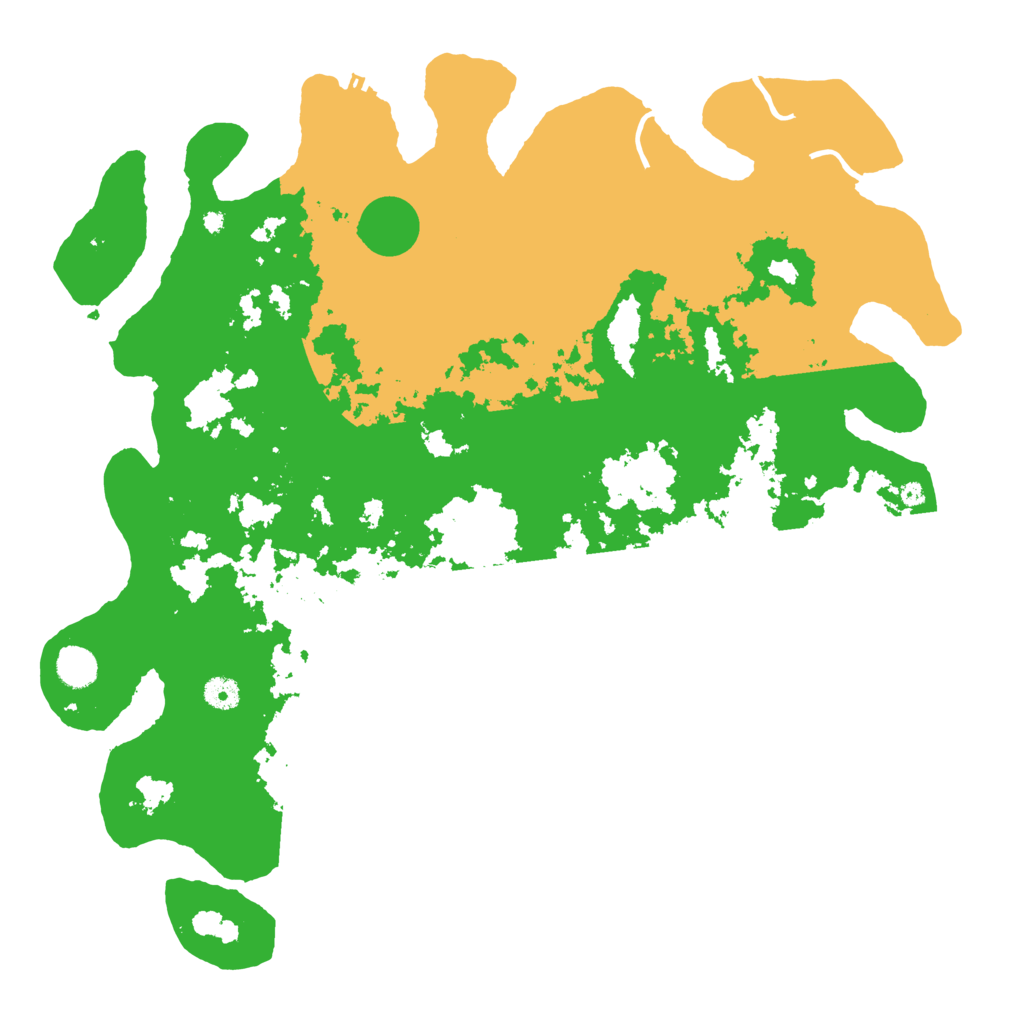 Biome Rust Map: Procedural Map, Size: 4500, Seed: 4545
