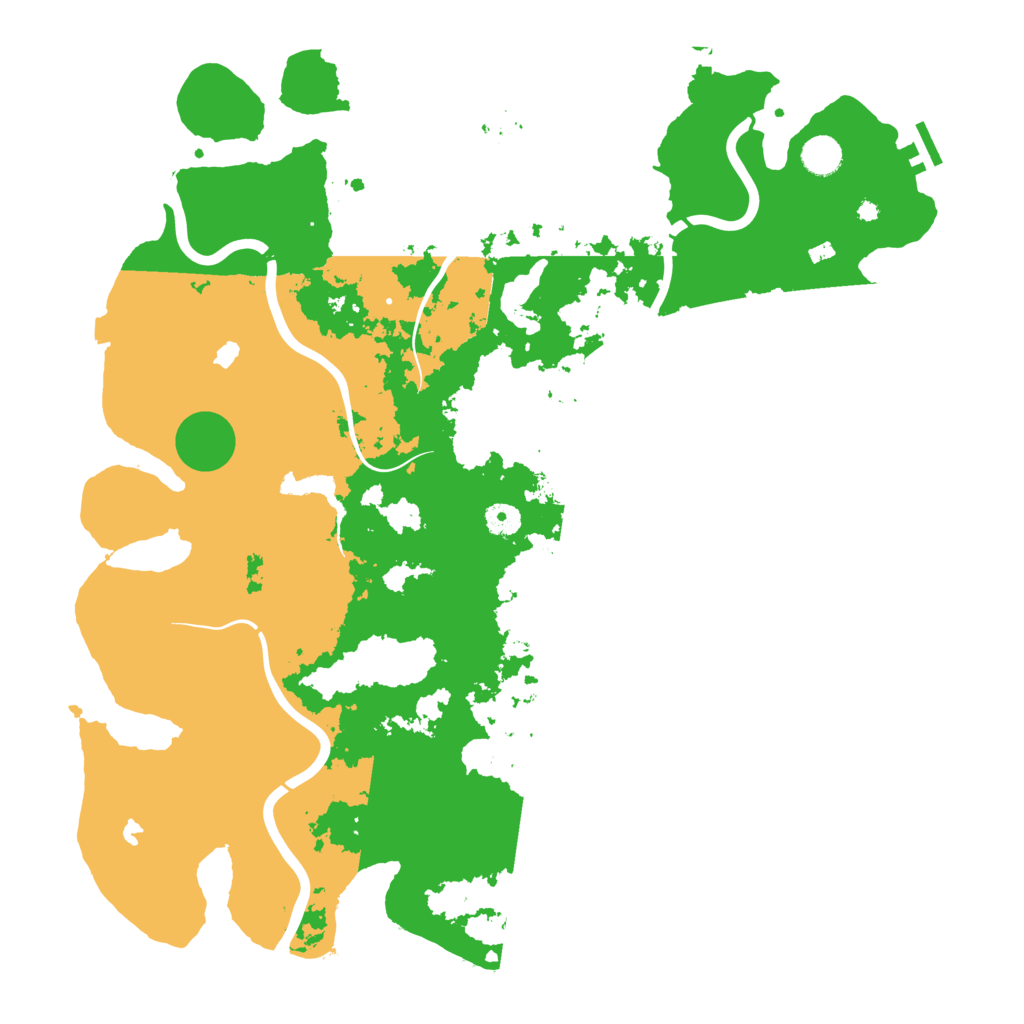 Biome Rust Map: Procedural Map, Size: 4500, Seed: 2598966