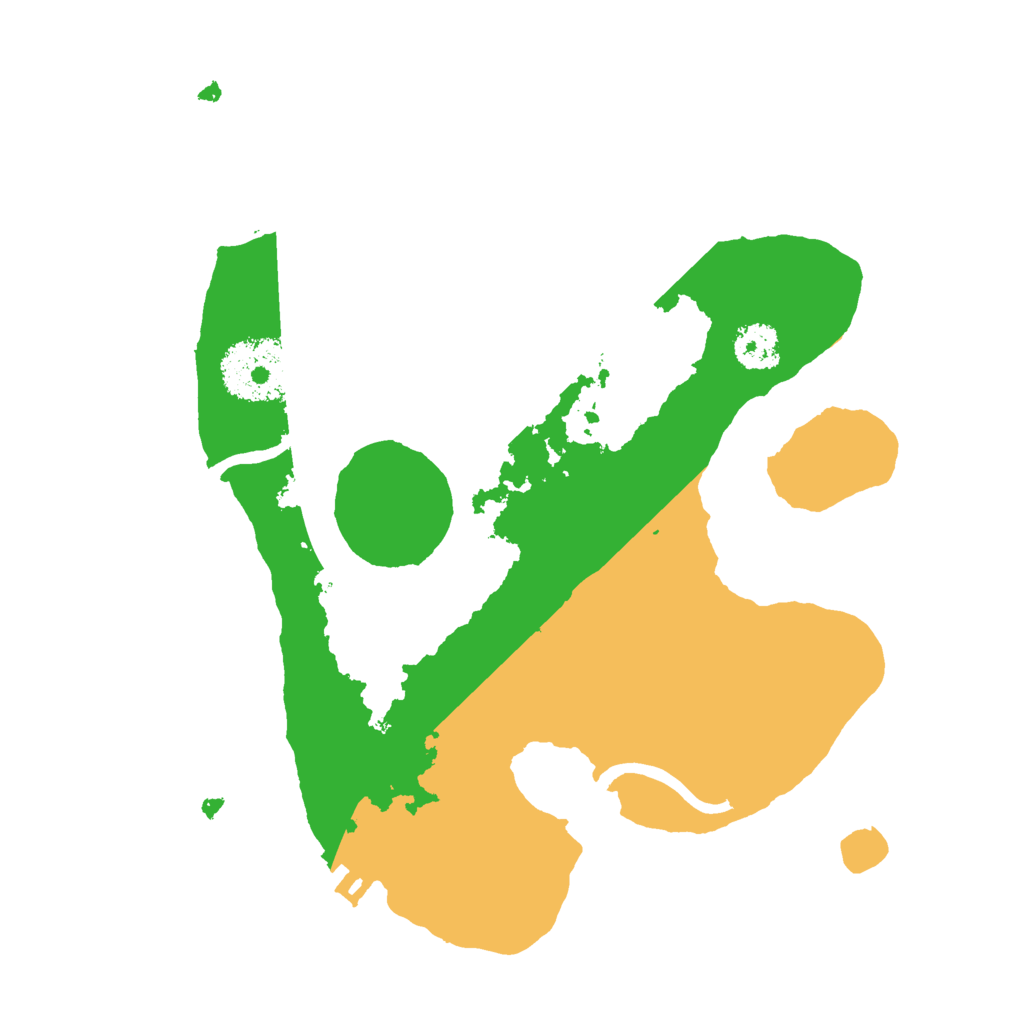 Biome Rust Map: Procedural Map, Size: 2300, Seed: 2125487