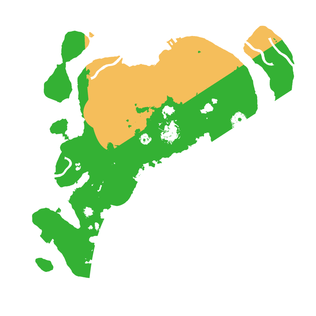 Biome Rust Map: Procedural Map, Size: 3000, Seed: 15636