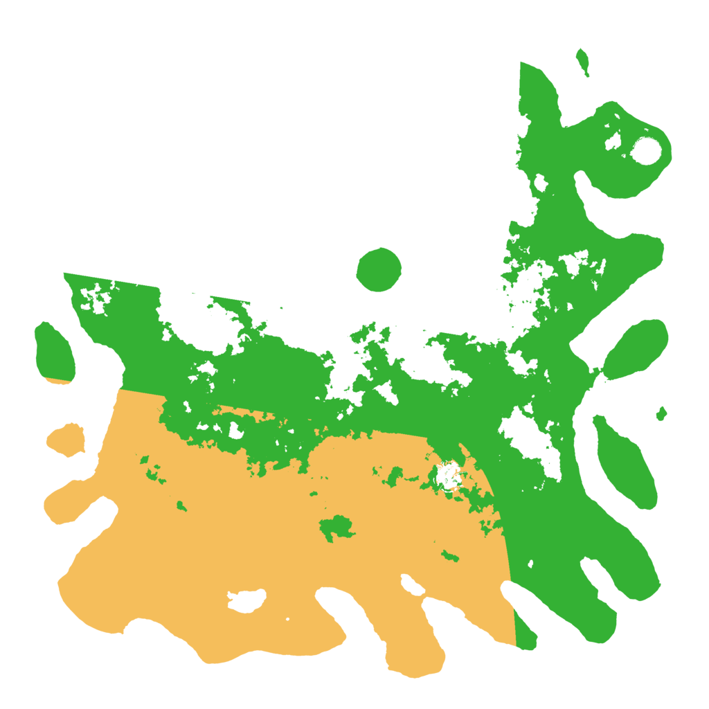 Biome Rust Map: Barren, Size: 4500, Seed: 41