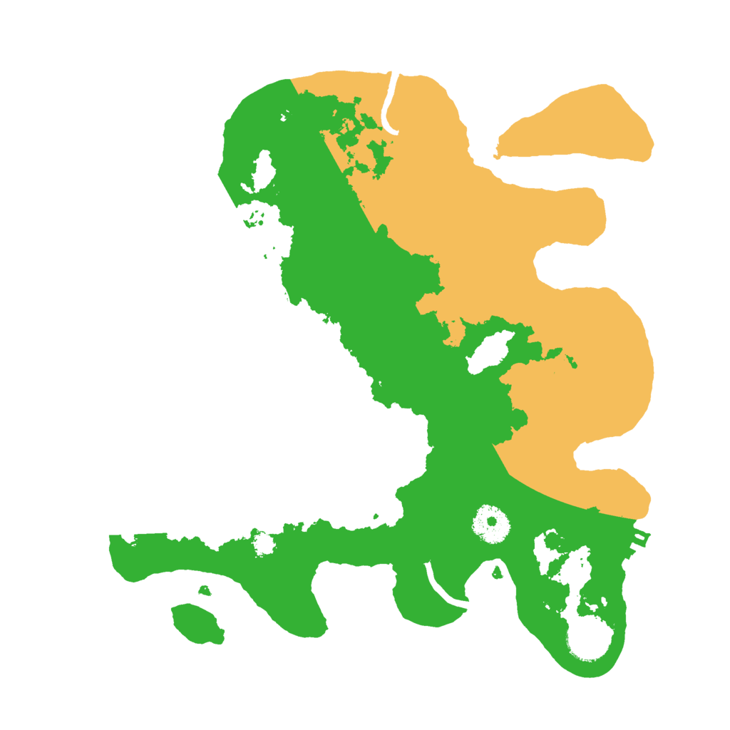 Biome Rust Map: Procedural Map, Size: 3000, Seed: 1387651121