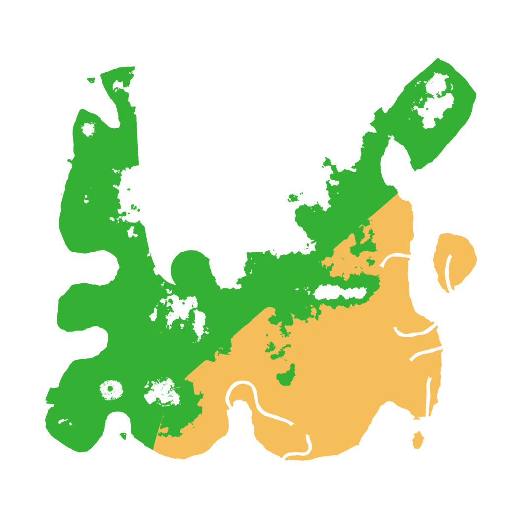 Biome Rust Map: Procedural Map, Size: 3520, Seed: 2343