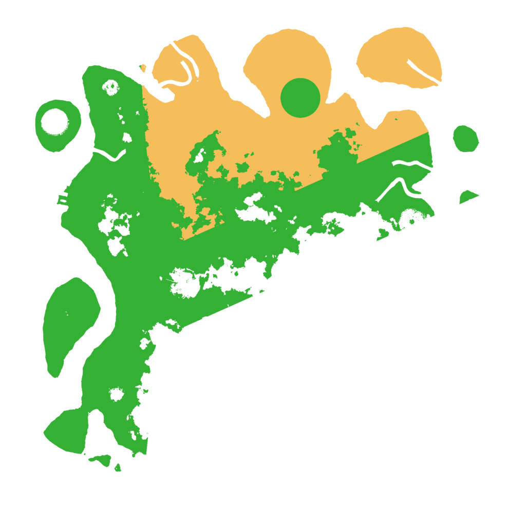 Biome Rust Map: Procedural Map, Size: 3500, Seed: 691122494