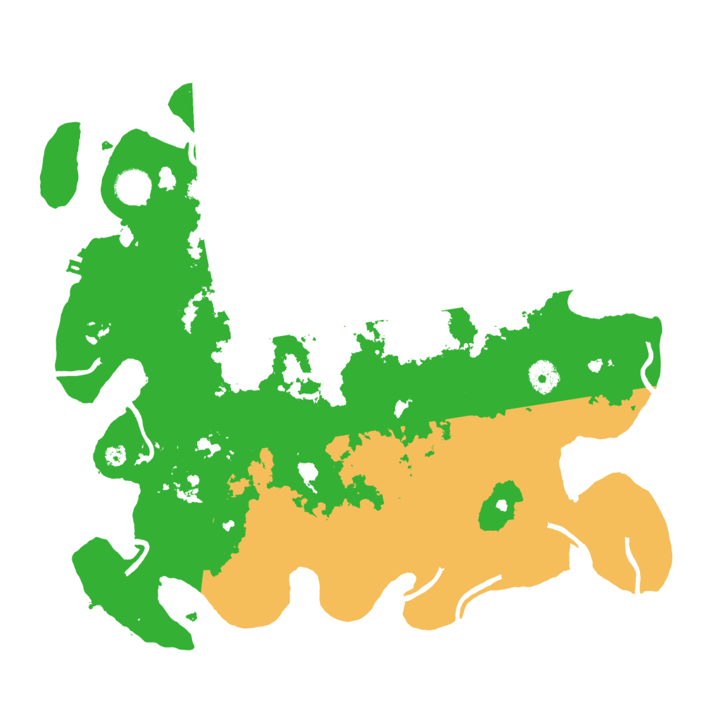 Biome Rust Map: Procedural Map, Size: 3500, Seed: 10068