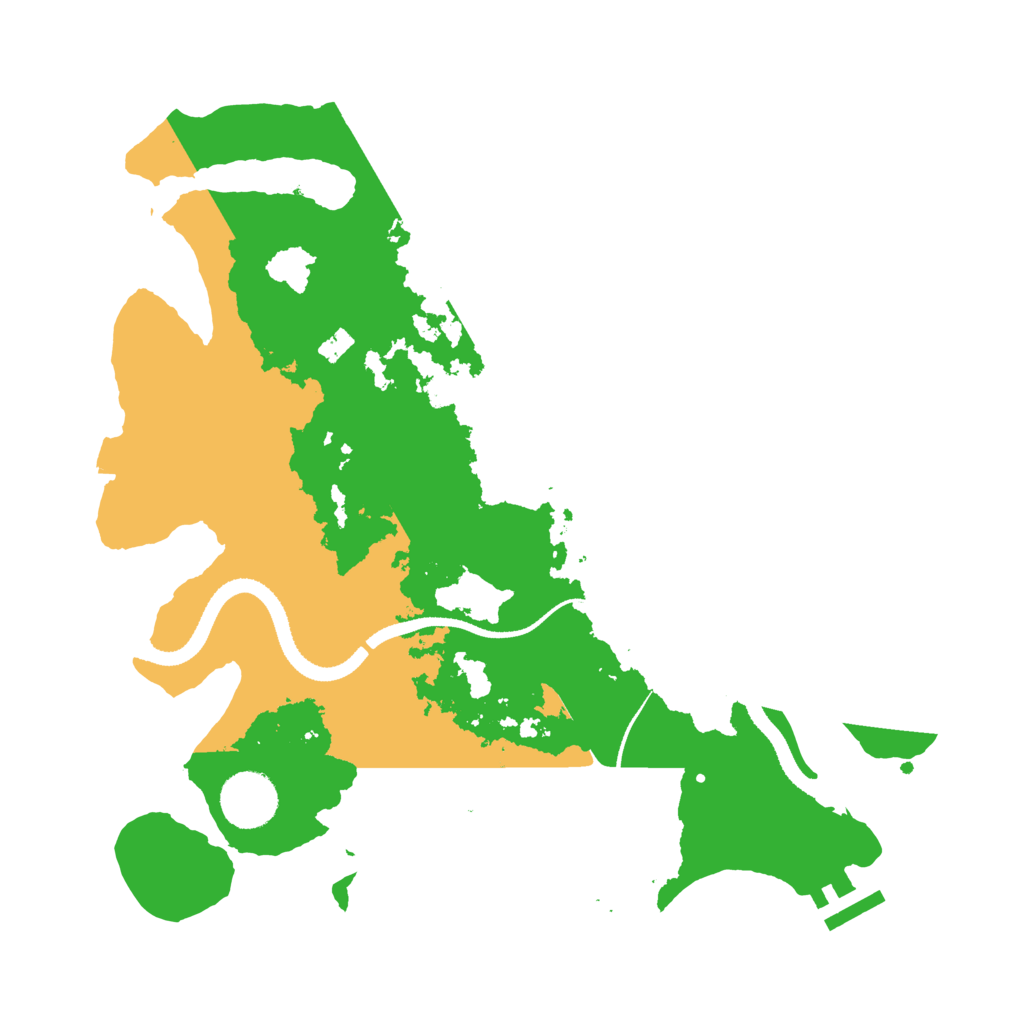 Biome Rust Map: Procedural Map, Size: 3255, Seed: 3003