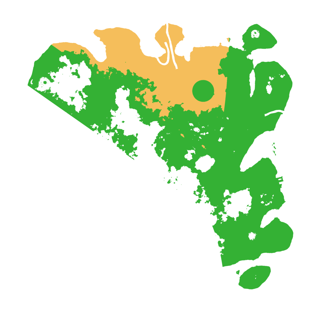 Biome Rust Map: Procedural Map, Size: 3800, Seed: 83080351