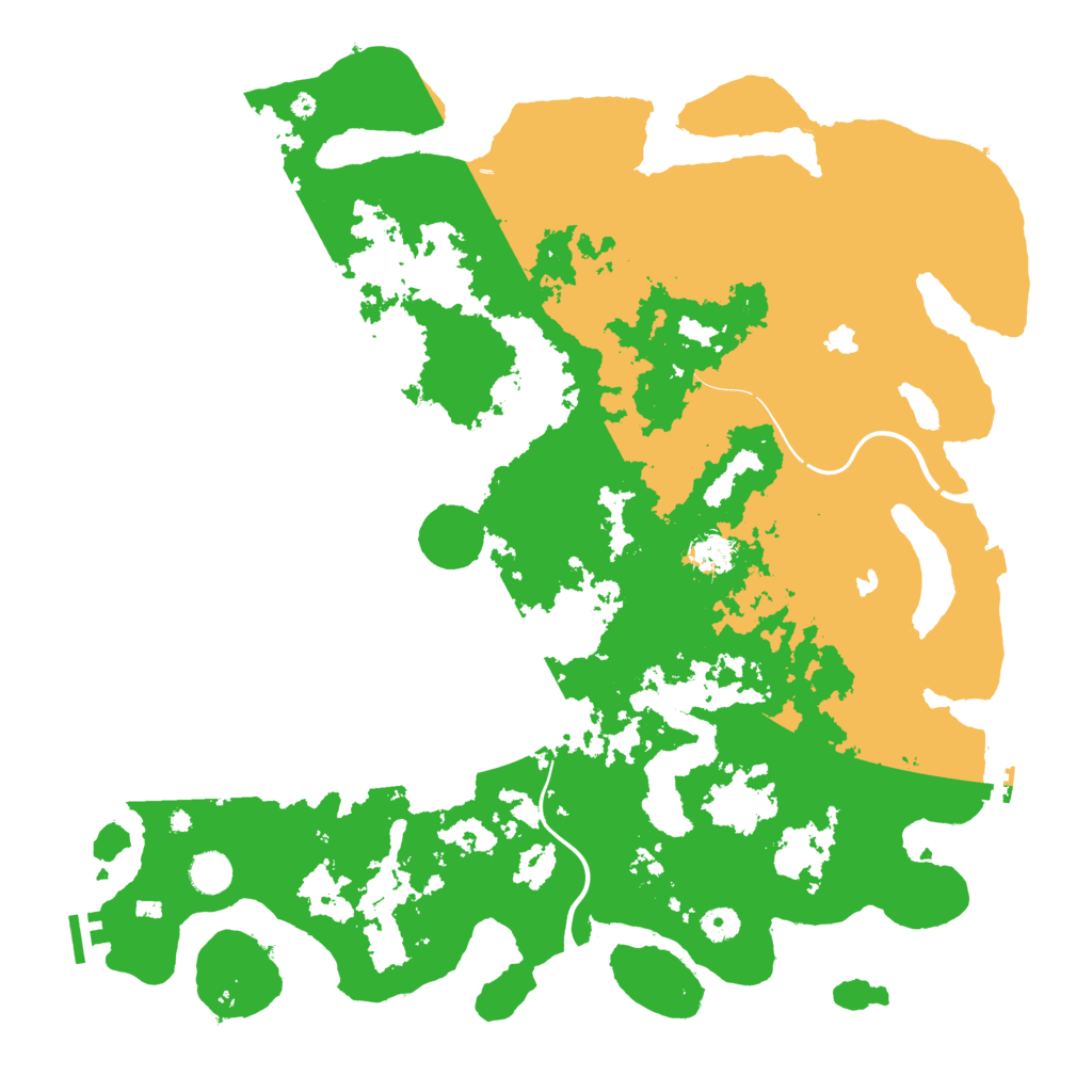 Biome Rust Map: Procedural Map, Size: 4500, Seed: 716120