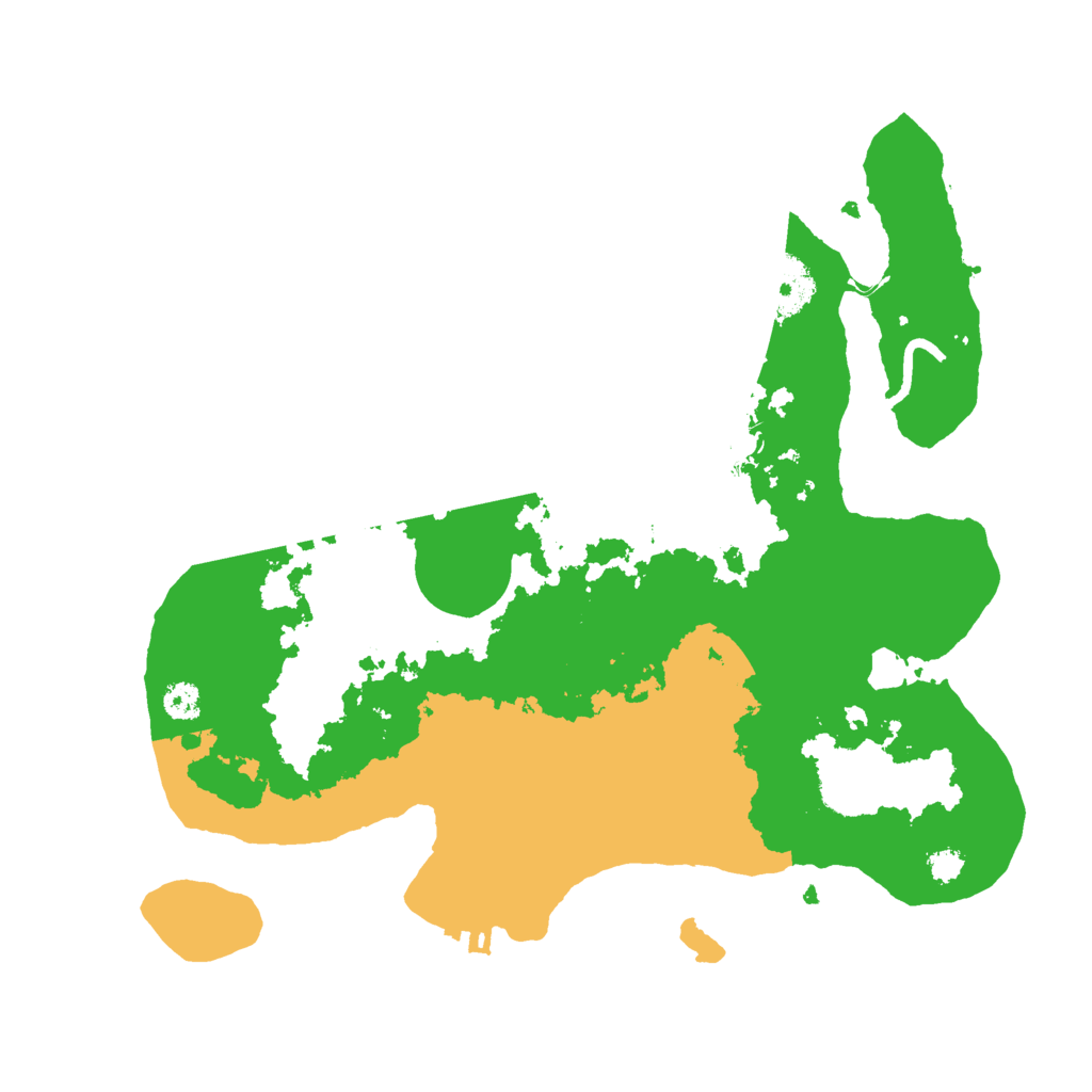 Biome Rust Map: Procedural Map, Size: 3000, Seed: 392487