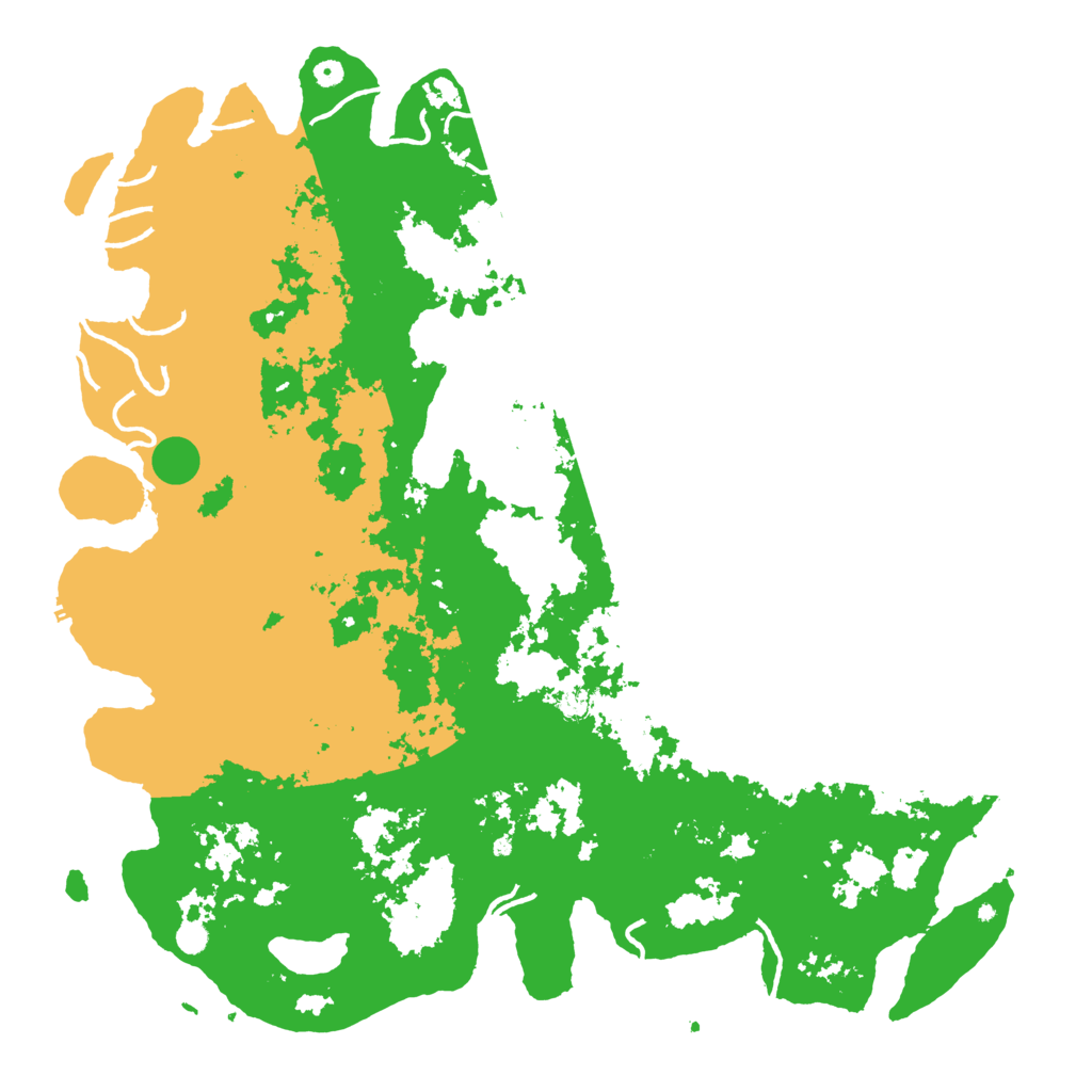 Biome Rust Map: Procedural Map, Size: 6000, Seed: 52935555