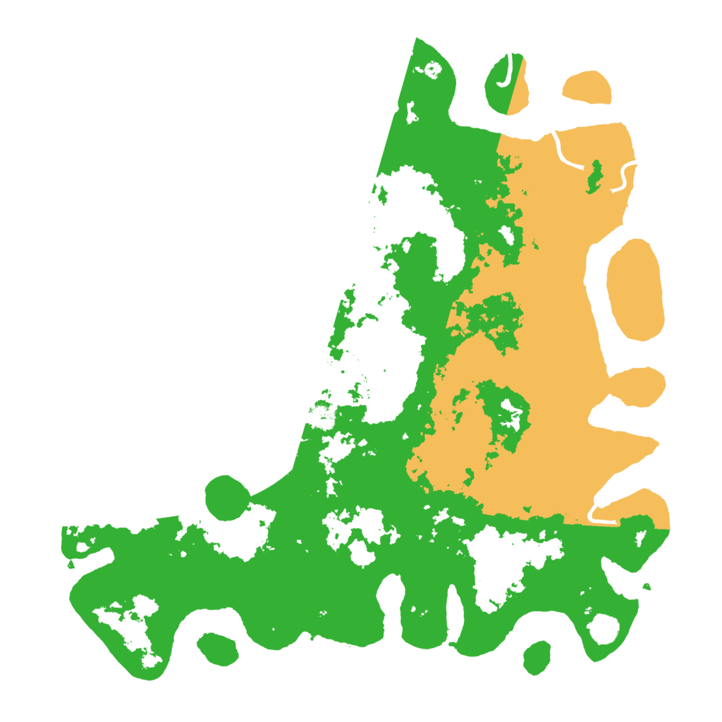 Biome Rust Map: Procedural Map, Size: 4500, Seed: 353410948