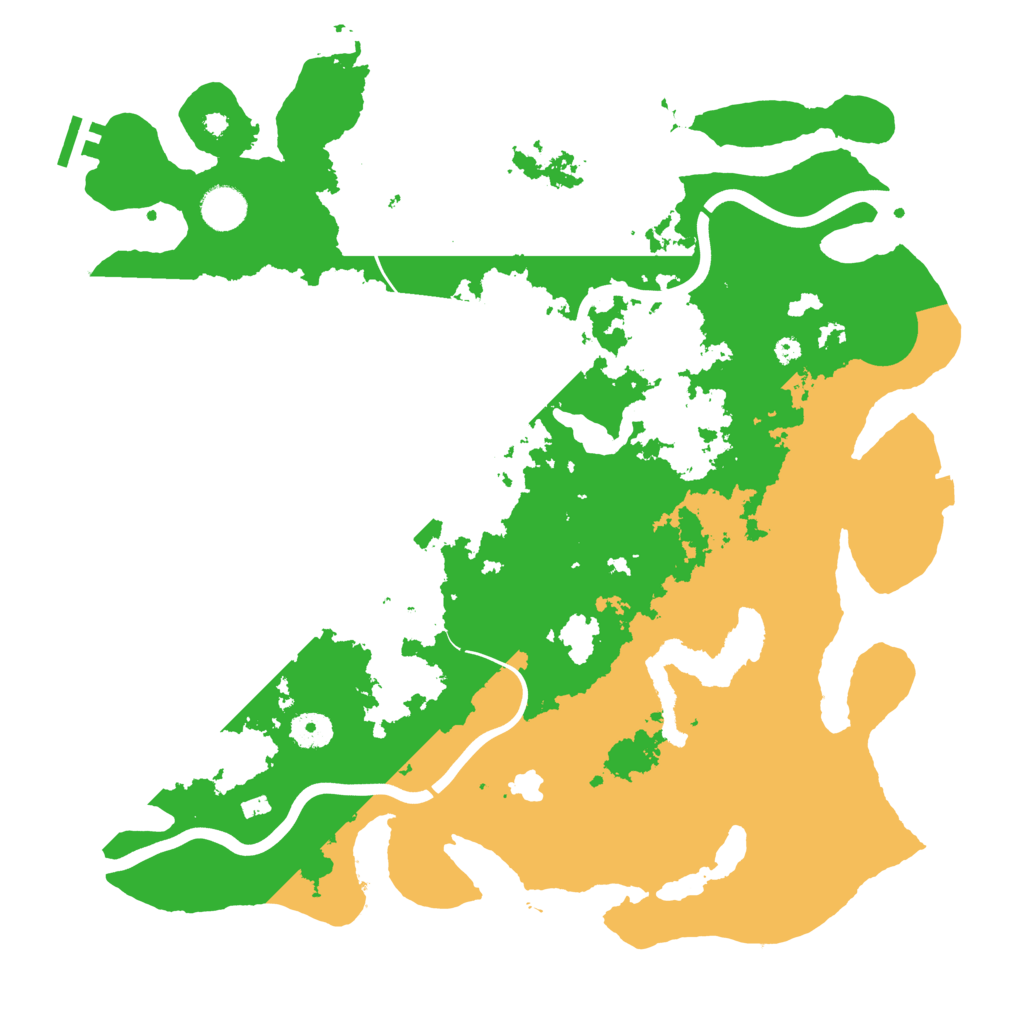 Biome Rust Map: Procedural Map, Size: 4000, Seed: 11232323