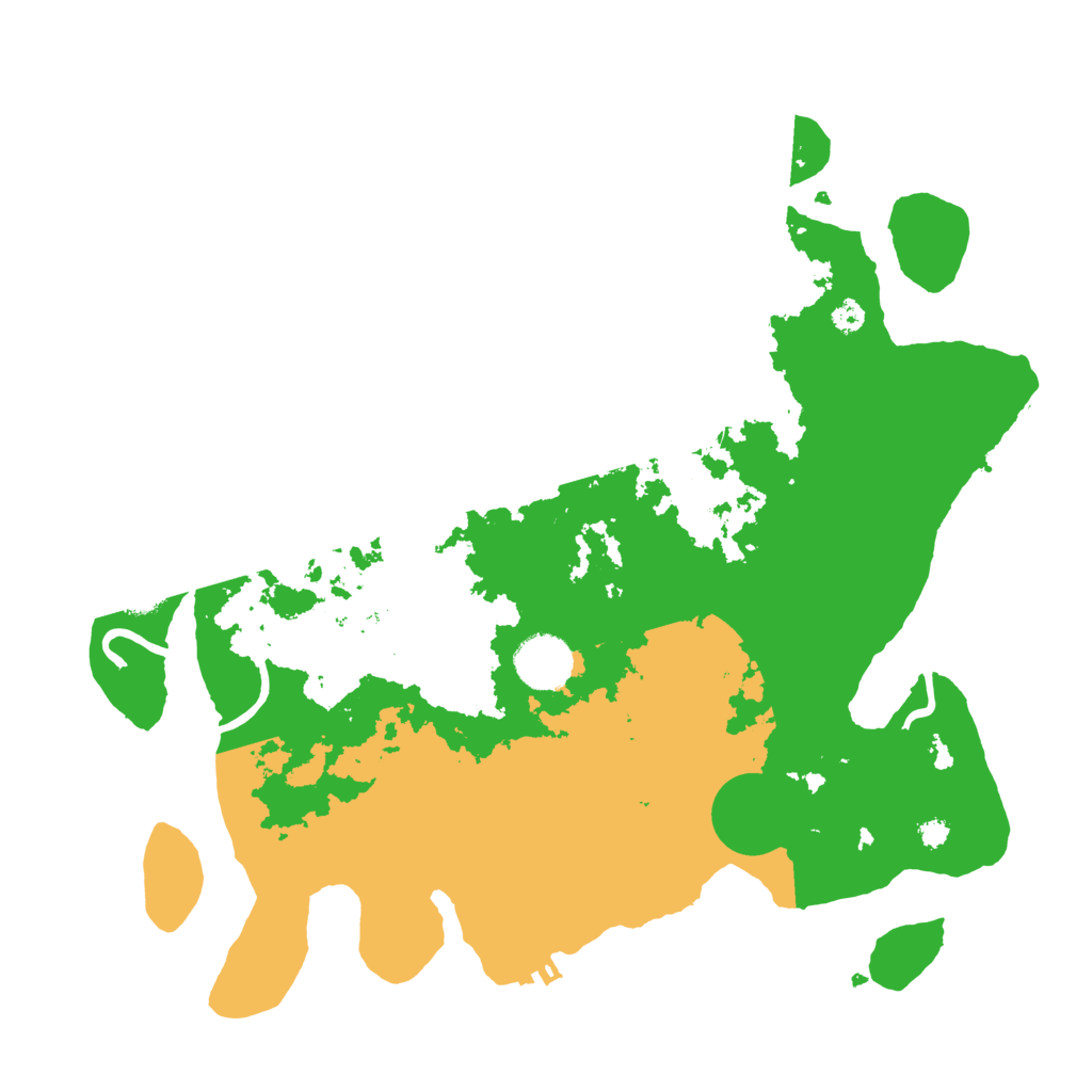 Biome Rust Map: Procedural Map, Size: 3500, Seed: 845689965