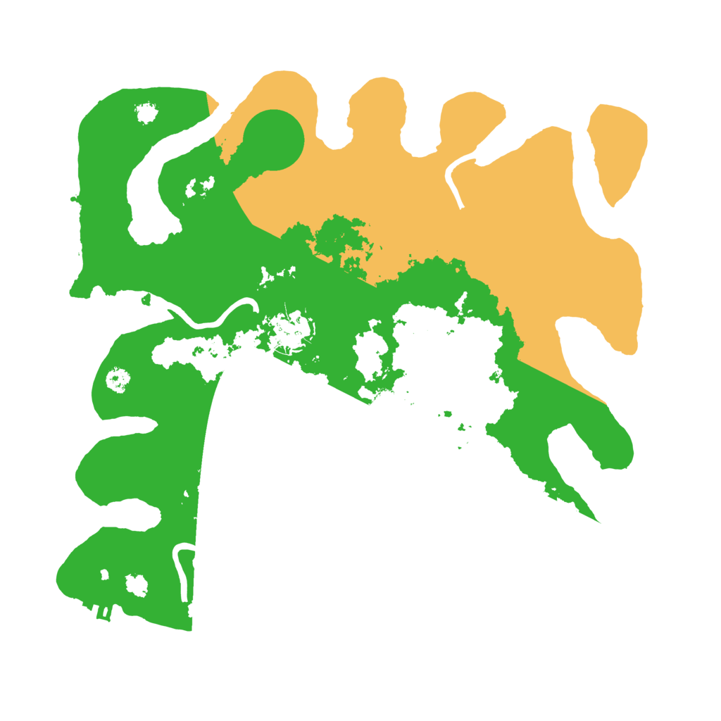 Biome Rust Map: Procedural Map, Size: 3110, Seed: 768697135