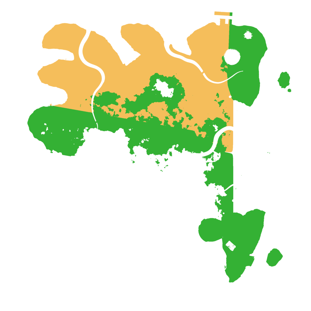 Biome Rust Map: Procedural Map, Size: 3500, Seed: 2031995