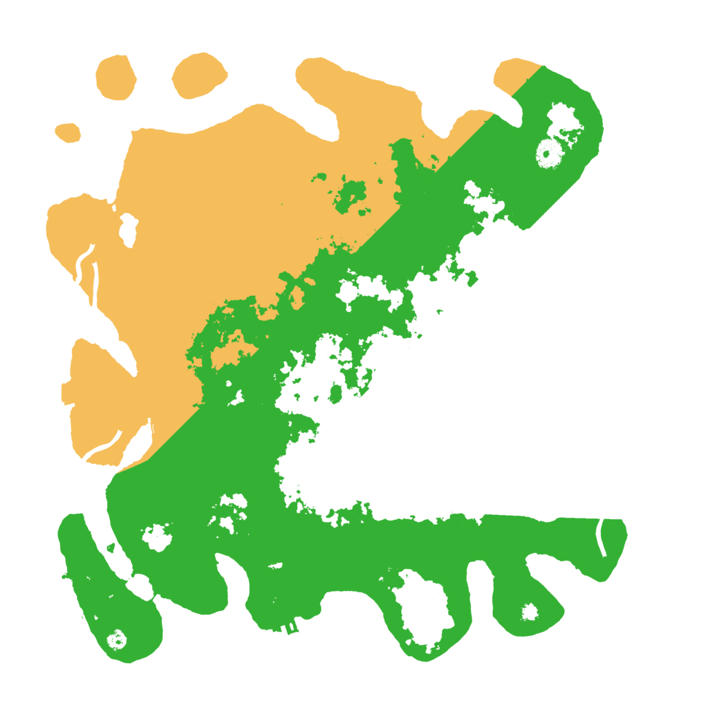 Biome Rust Map: Procedural Map, Size: 3800, Seed: 2063363