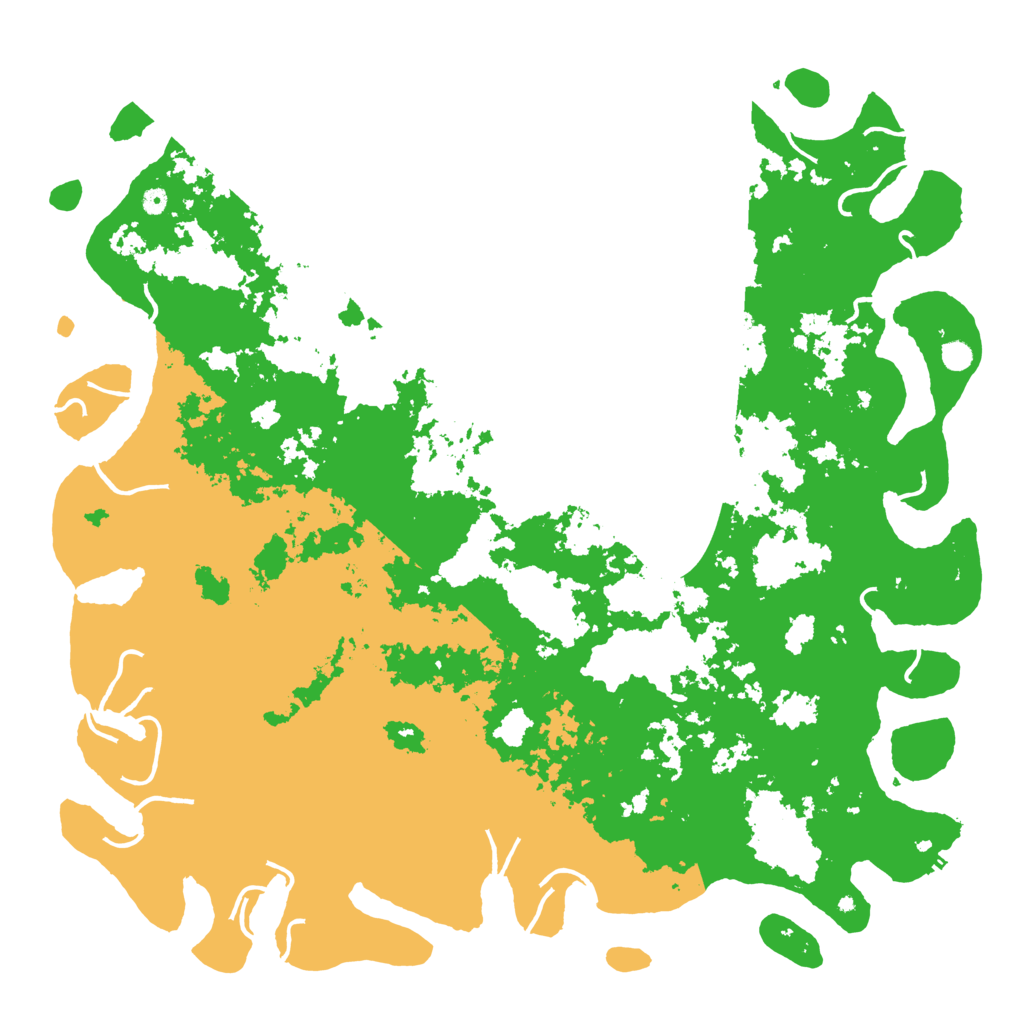 Biome Rust Map: Procedural Map, Size: 6000, Seed: 98607676