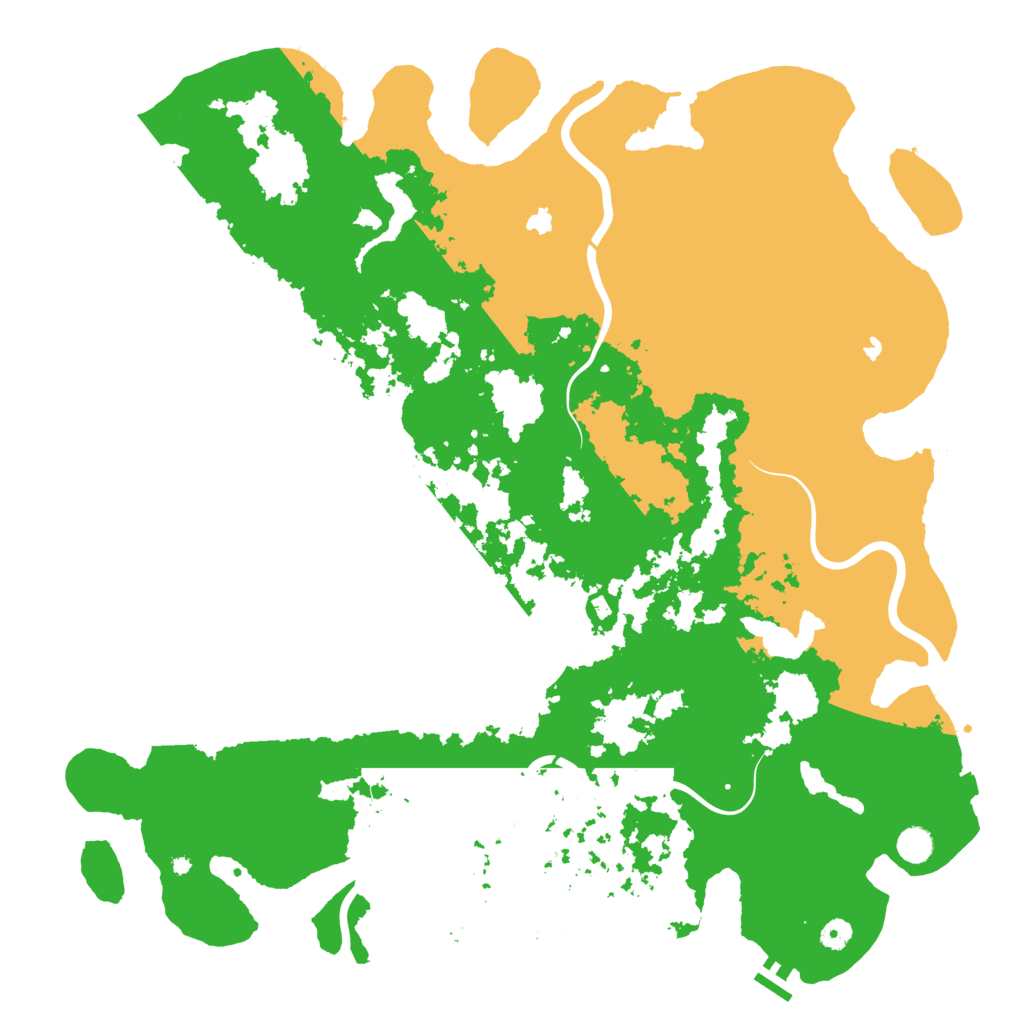Biome Rust Map: Procedural Map, Size: 5000, Seed: 1298330061