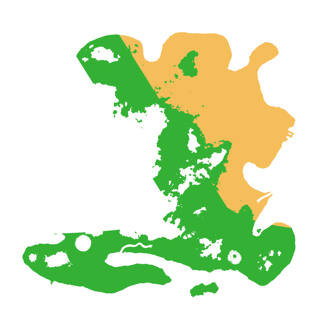 Biome Rust Map: Procedural Map, Size: 3550, Seed: 5486556