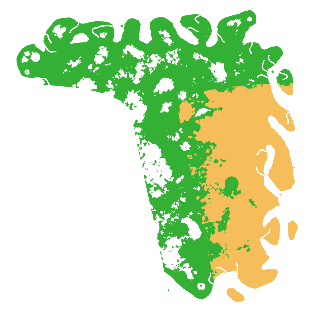 Biome Rust Map: Procedural Map, Size: 6000, Seed: 308270