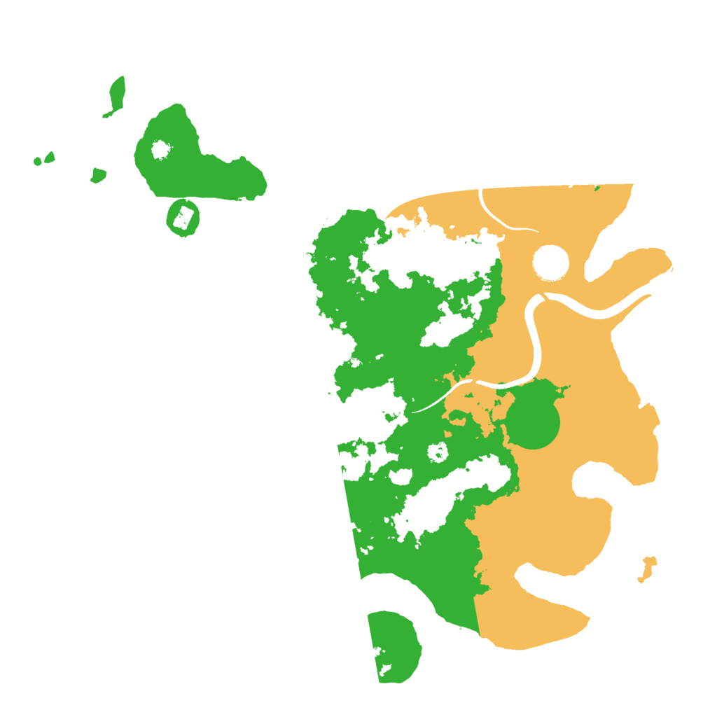 Biome Rust Map: Procedural Map, Size: 3500, Seed: 1292779420