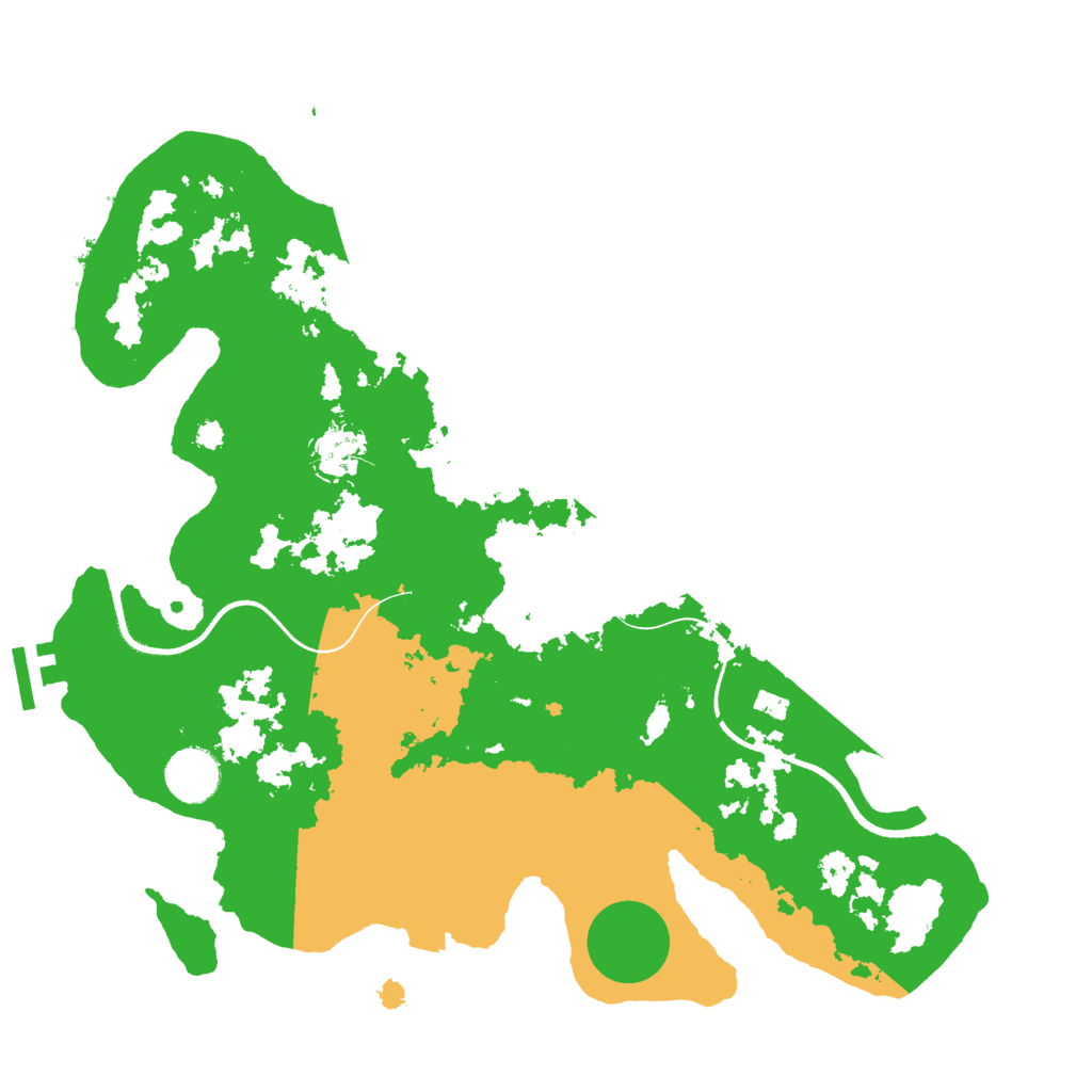 Biome Rust Map: Procedural Map, Size: 3500, Seed: 455544053