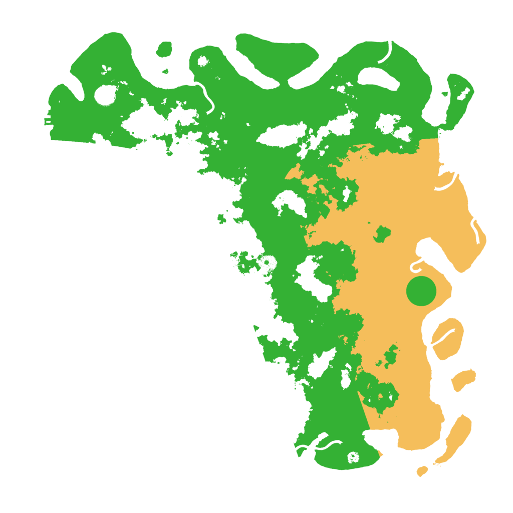 Biome Rust Map: Procedural Map, Size: 4500, Seed: 162345