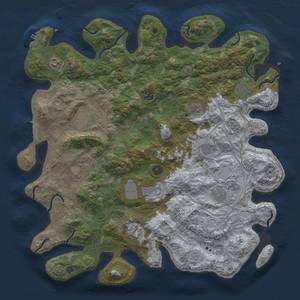 Thumbnail Rust Map: Procedural Map, Size: 4500, Seed: 78, 18 Monuments