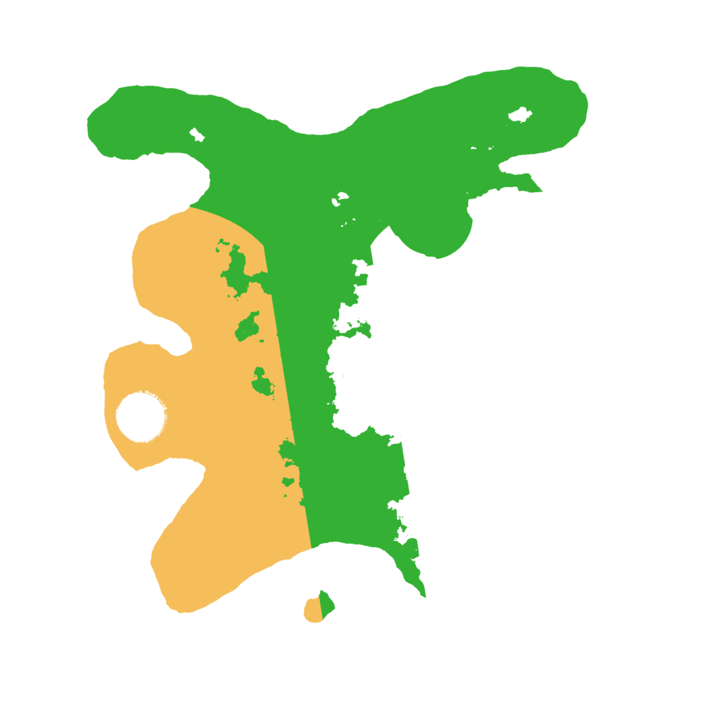 Biome Rust Map: Barren, Size: 2500, Seed: 32211