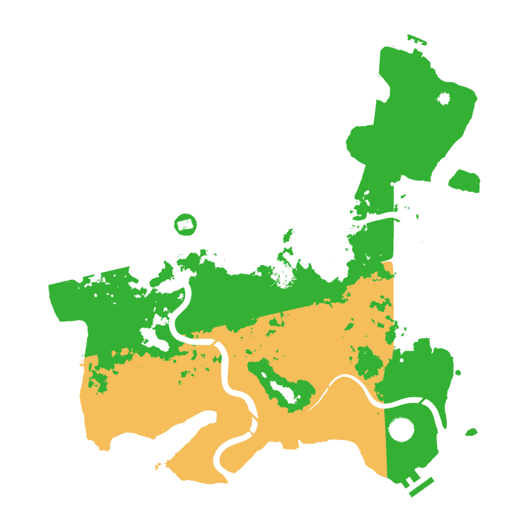 Biome Rust Map: Procedural Map, Size: 3800, Seed: 710594681