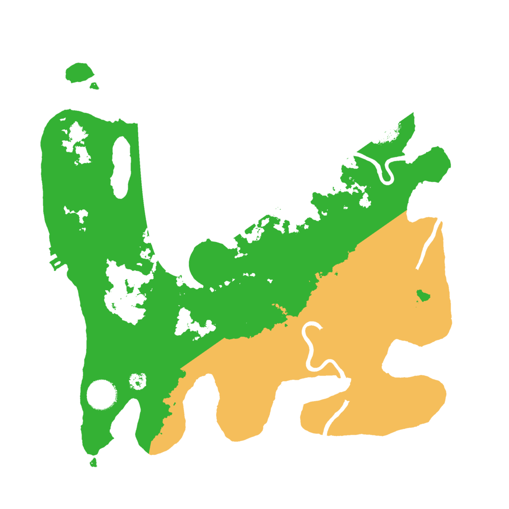 Biome Rust Map: Procedural Map, Size: 3000, Seed: 674197237