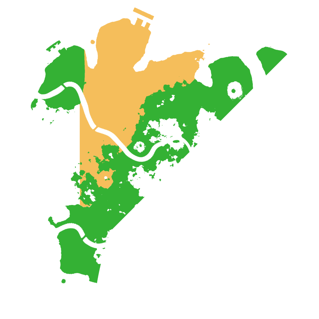 Biome Rust Map: Procedural Map, Size: 3000, Seed: 624284
