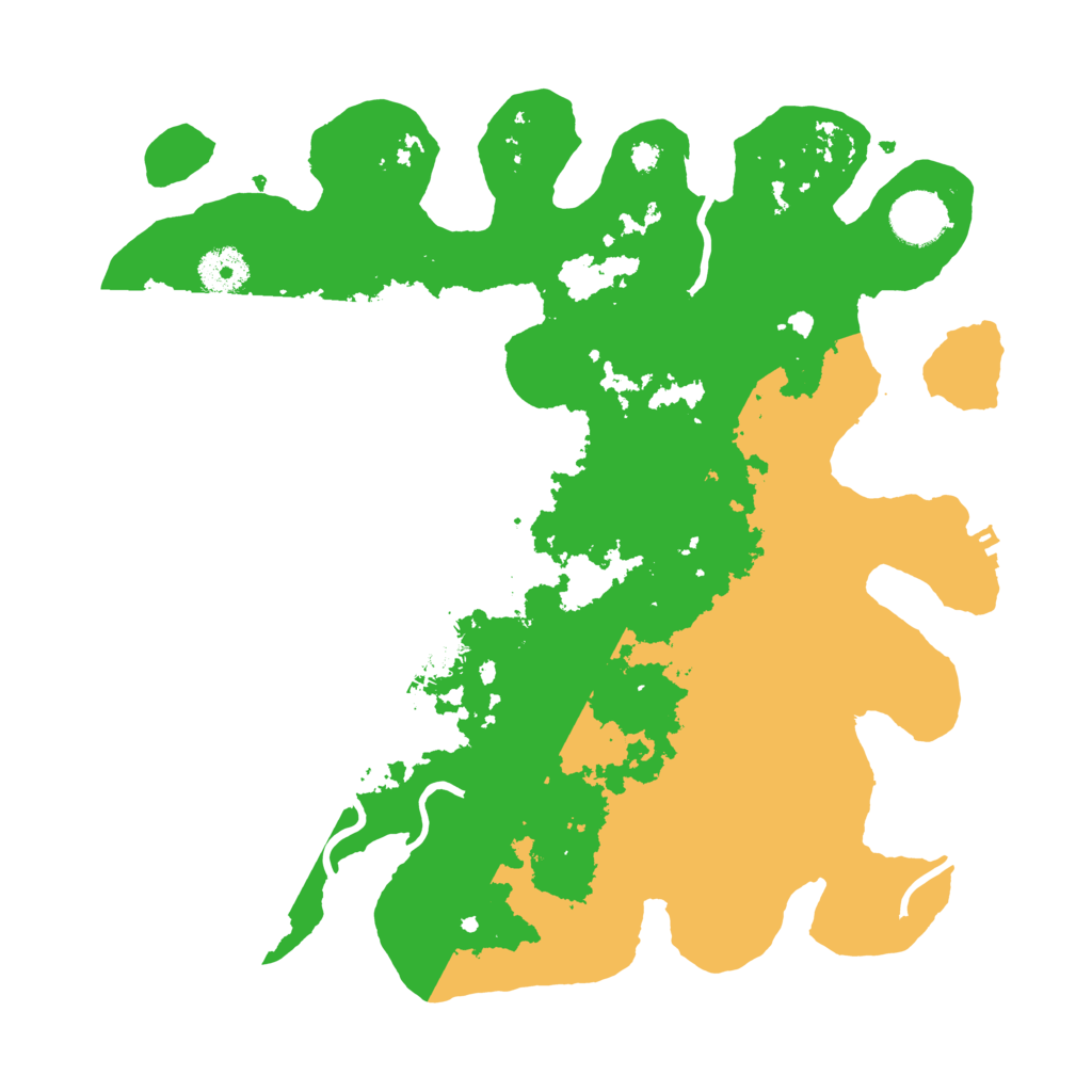 Biome Rust Map: Procedural Map, Size: 3500, Seed: 939452971