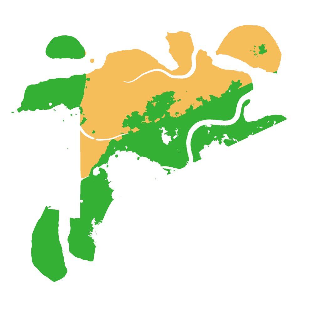 Biome Rust Map: Procedural Map, Size: 3000, Seed: 257098376