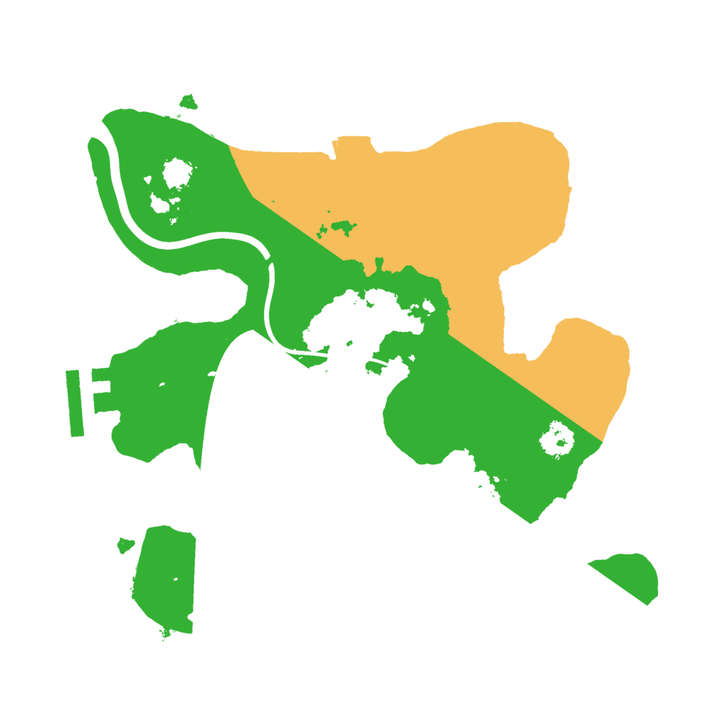 Biome Rust Map: Procedural Map, Size: 2200, Seed: 2079373652