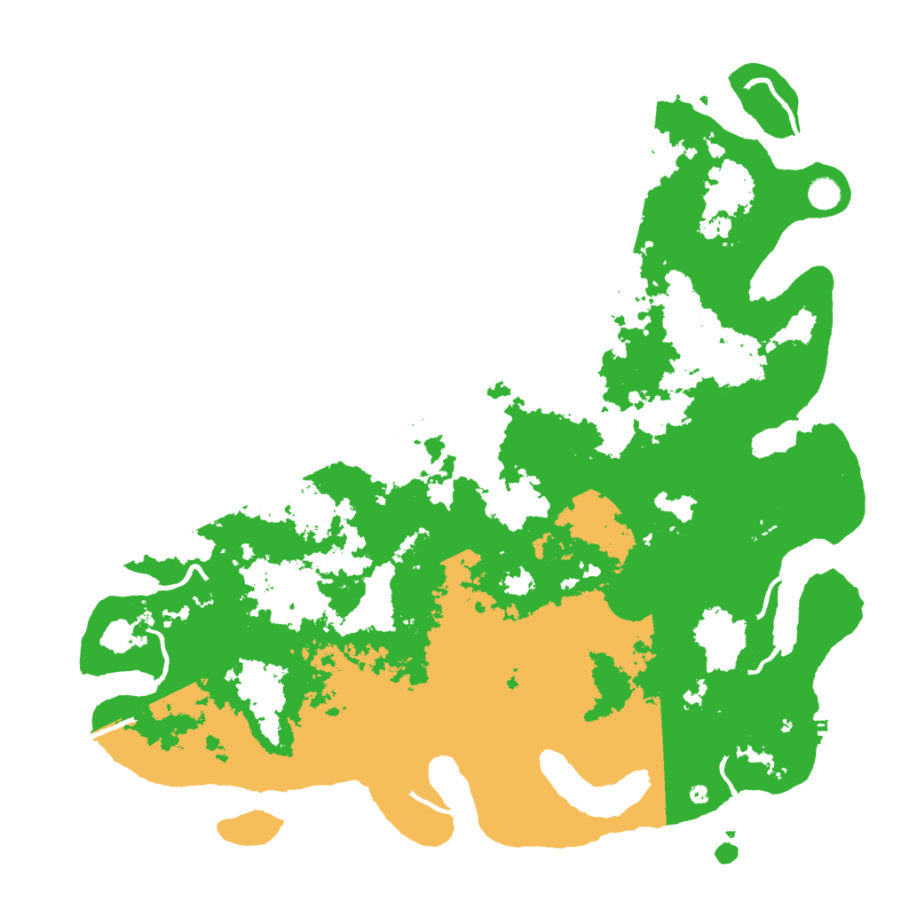 Biome Rust Map: Procedural Map, Size: 5000, Seed: 629153