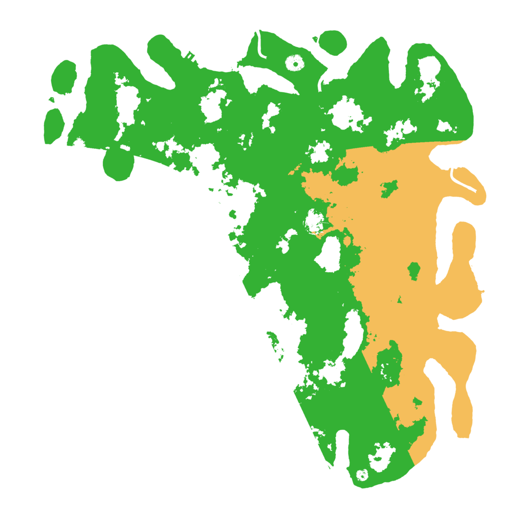 Biome Rust Map: Procedural Map, Size: 4500, Seed: 374421