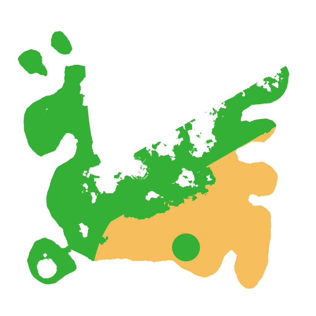 Biome Rust Map: Barren, Size: 3000, Seed: 123476