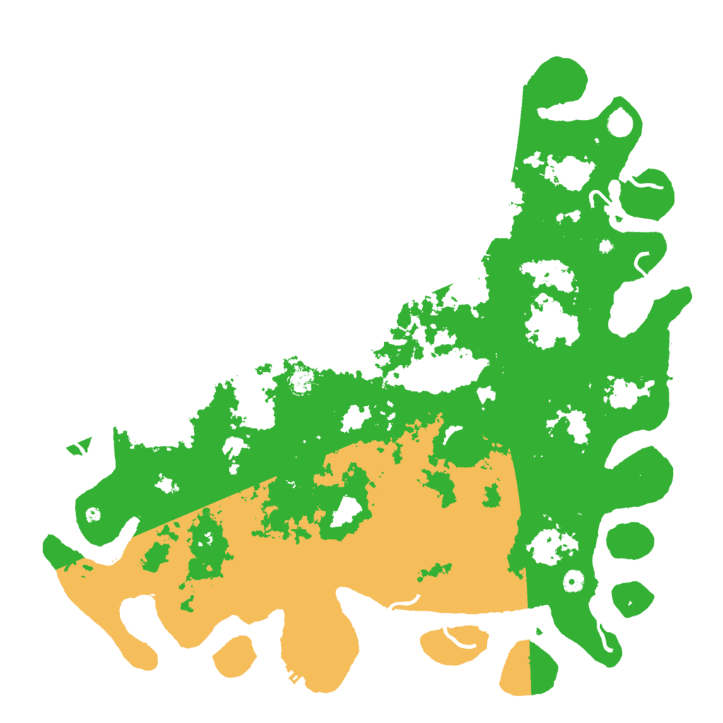 Biome Rust Map: Procedural Map, Size: 5000, Seed: 1220241162