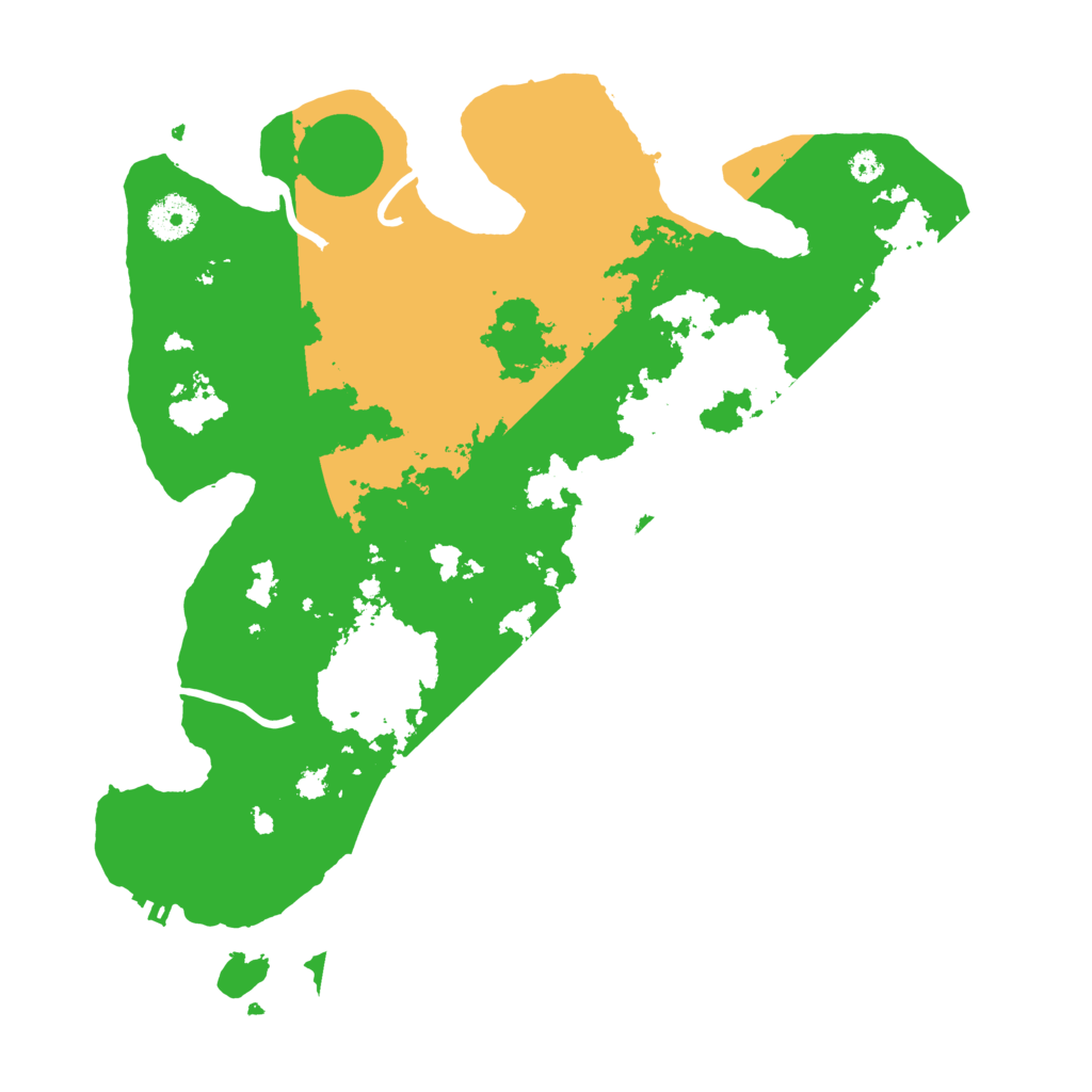 Biome Rust Map: Procedural Map, Size: 3500, Seed: 8039219