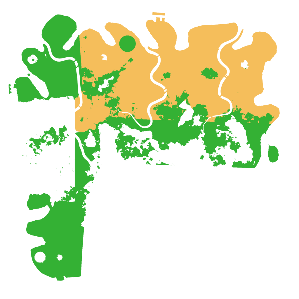 Biome Rust Map: Procedural Map, Size: 4800, Seed: 312564523