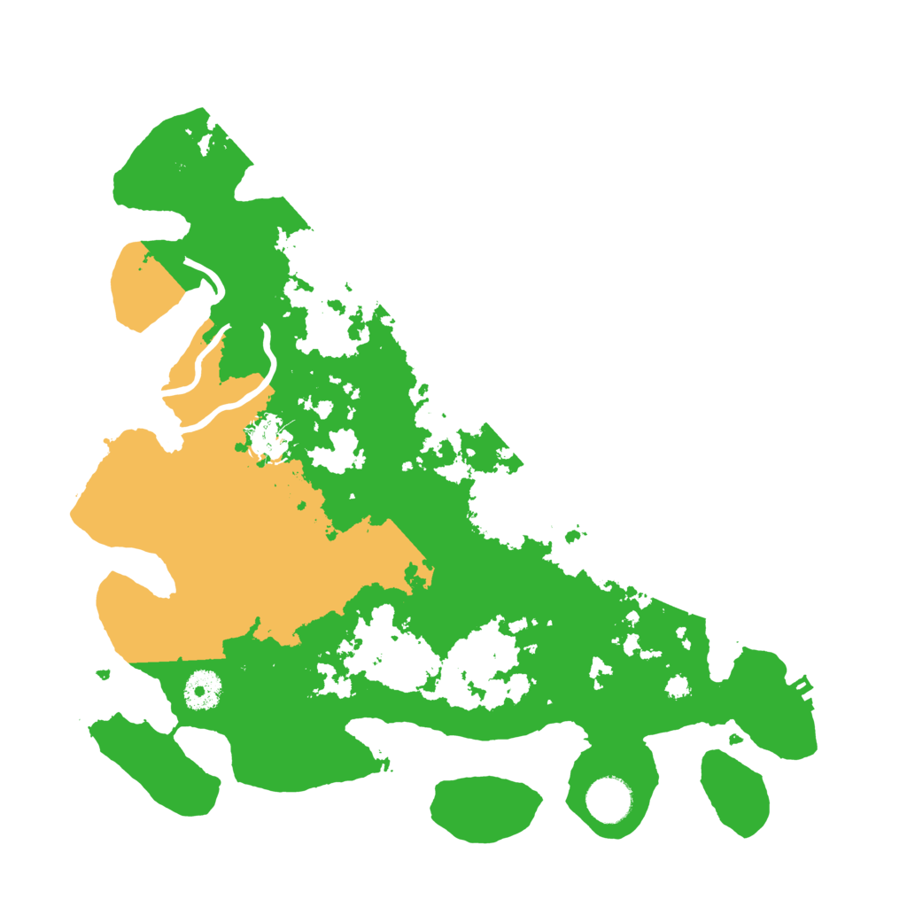 Biome Rust Map: Procedural Map, Size: 3500, Seed: 2005932159